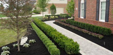 landscape black mulch