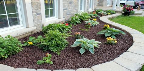 landscape brown Mulch